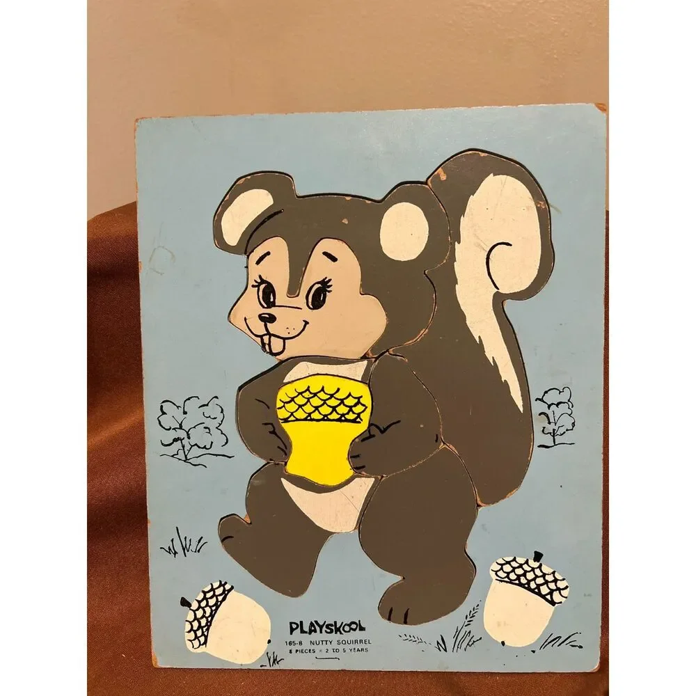 8 Playskool Wooden Puzzles